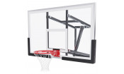 Баскетбольный щит DFC съёмным регулятором высоты, стекло 6 мм, 136 х 80 см
