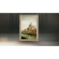 !Рама Тоскана 2450х1450 (Мореный дуб/сильвер)